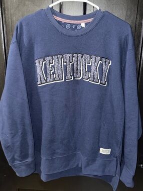 Kentucky Wildcats UK Navy Crewneck Sweatshirt - Royce